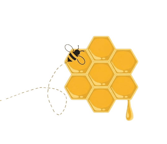 Honey Chain mascot bee